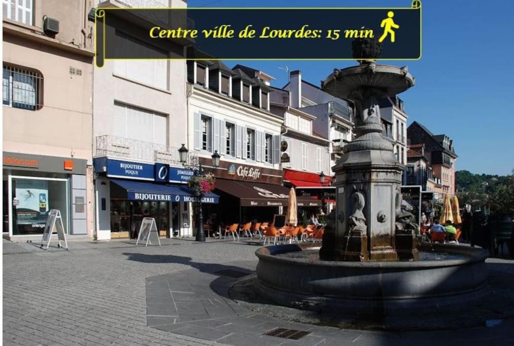 L'Authentique *Studio *Parking Prive* *Wifi*Calme Lourdes Exterior foto